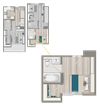 Furnished Co-Living Primary Studio Suite B